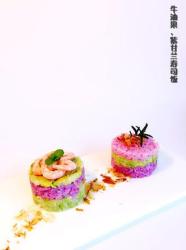 牛油果紫甘蓝寿司饭