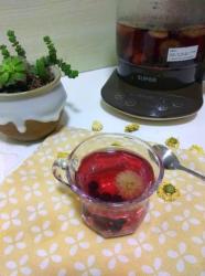 菊花蓝莓果茶