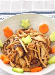 烤菌菇 宝宝辅食,香菇+海鲜菇+口蘑+金针