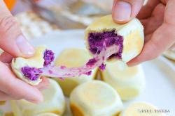 独家紫薯爆浆芝士仙豆糕宝宝辅食食谱