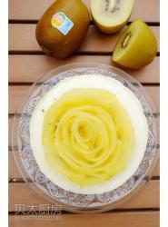 阳光金果酸奶慕斯——玫瑰花版