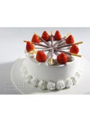 草莓蛋糕-草莓裱花蛋糕-草莓裱花蛋糕做法大全