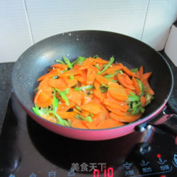 干烧青椒胡萝卜片
