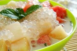 椰香西米水果捞