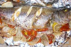 地中海烤鱼