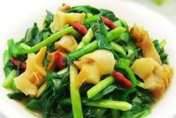 海螺炒韭菜