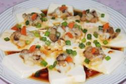 龙利香菇蒸豆腐春季美食