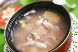 海兔豆腐汤