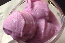 自制紫薯酸奶冰激凌