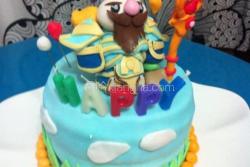 魔獸翻糖彩虹蛋糕