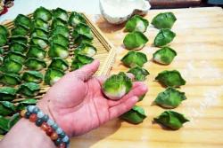 绿色荠菜饺子