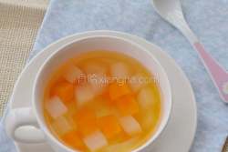 南瓜椰果甜汤