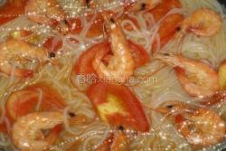 鲜虾蕃茄烩米粉