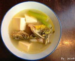 黄骨鱼清炖豆腐汤