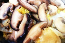 鸡汁香菇炒白菜