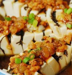 榄菜蒸豆腐