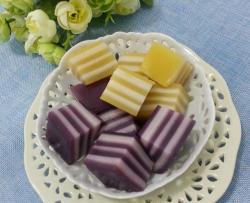 黄薯 紫薯  椰汁千层糕