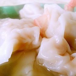 鲜虾三文鱼口蘑大馄饨·宝宝食谱