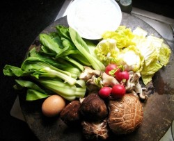 瘦身菜谱也要一日一花样--蔬菜菌菇砂锅