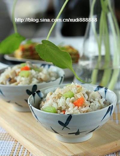 蔬菜糙米饭