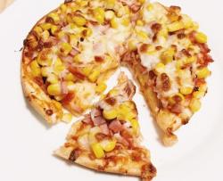 超简单玉米培根火腿披萨