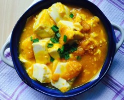 素蟹黄豆腐—低成本低胆固醇版