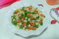 凉薯豌豆炒火腿