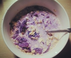 紫薯牛奶燕麦