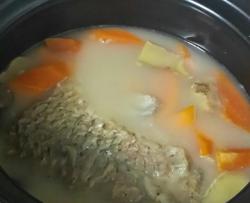 番木瓜眉豆煲鲩鱼尾汤