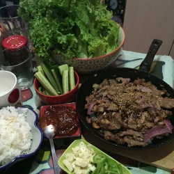 韩式生菜包肉