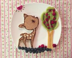 创意趣味儿童餐—小鹿斑比去觅食