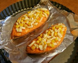 芝士玉米焗红薯