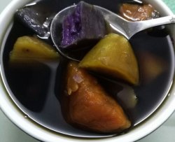 姜糖红薯紫薯糖水