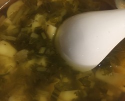 象山咸菜土豆汤