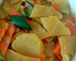 减肥套餐1-土豆片炒胡萝卜