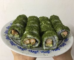 自制炸虾寿司卷