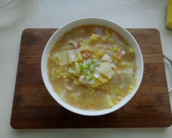 海鸭蛋白菜汤