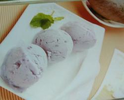 紫薯冰淇淋