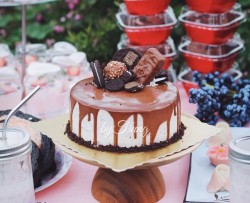 风靡欧美的滴落蛋糕巧克力盛宴dripping cake