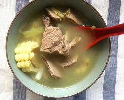 玉米绿豆排骨汤