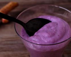 紫薯山药牛奶泥