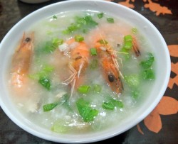 海鲜生菜粥