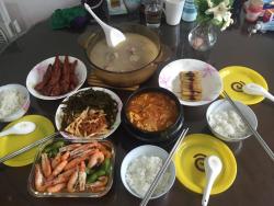 韩式五花肉泡菜海鲜汤