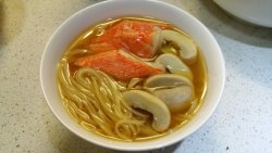 鲜蘑汤面—零油脂,零难度