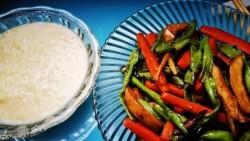 干香少油快手菜丨干煸杂蔬&茶水小米粥 · 圆满素食