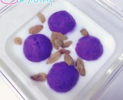 紫薯酸奶  快手甜品