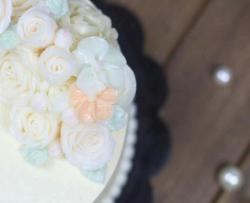 透明奶油霜制作方法韩式裱花蛋糕