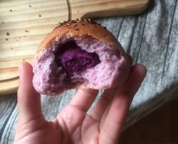 一次发酵 紫薯燕麦 粗粮低脂 减肥小餐包