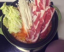 韩式泡菜肥牛火锅