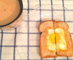早餐面包的n种吃法之鸡蛋心